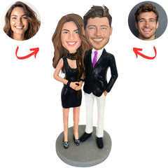 Business Couple Custom Couple Bobbleheads