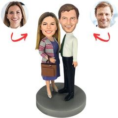 Formal Couple Personalized Bobbleheads