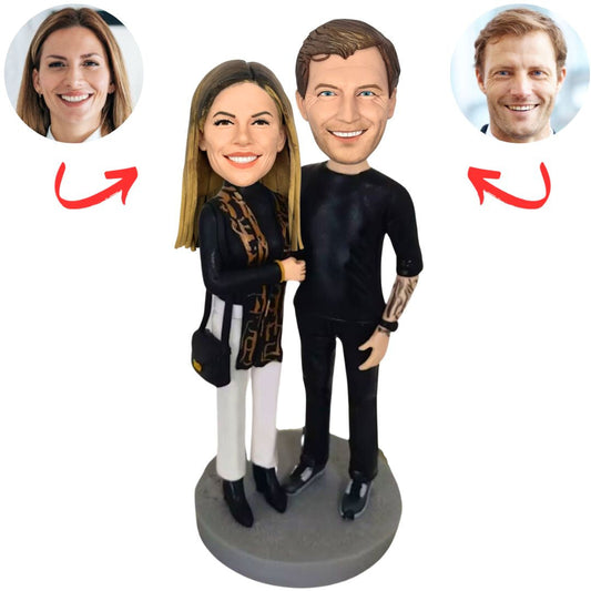 Boss Couple Custom Bobbleheads