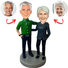 Business Old Couple Custom Bobbleheads