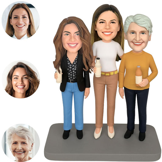 Three Sister Holing Beer Custom Bobbleheads