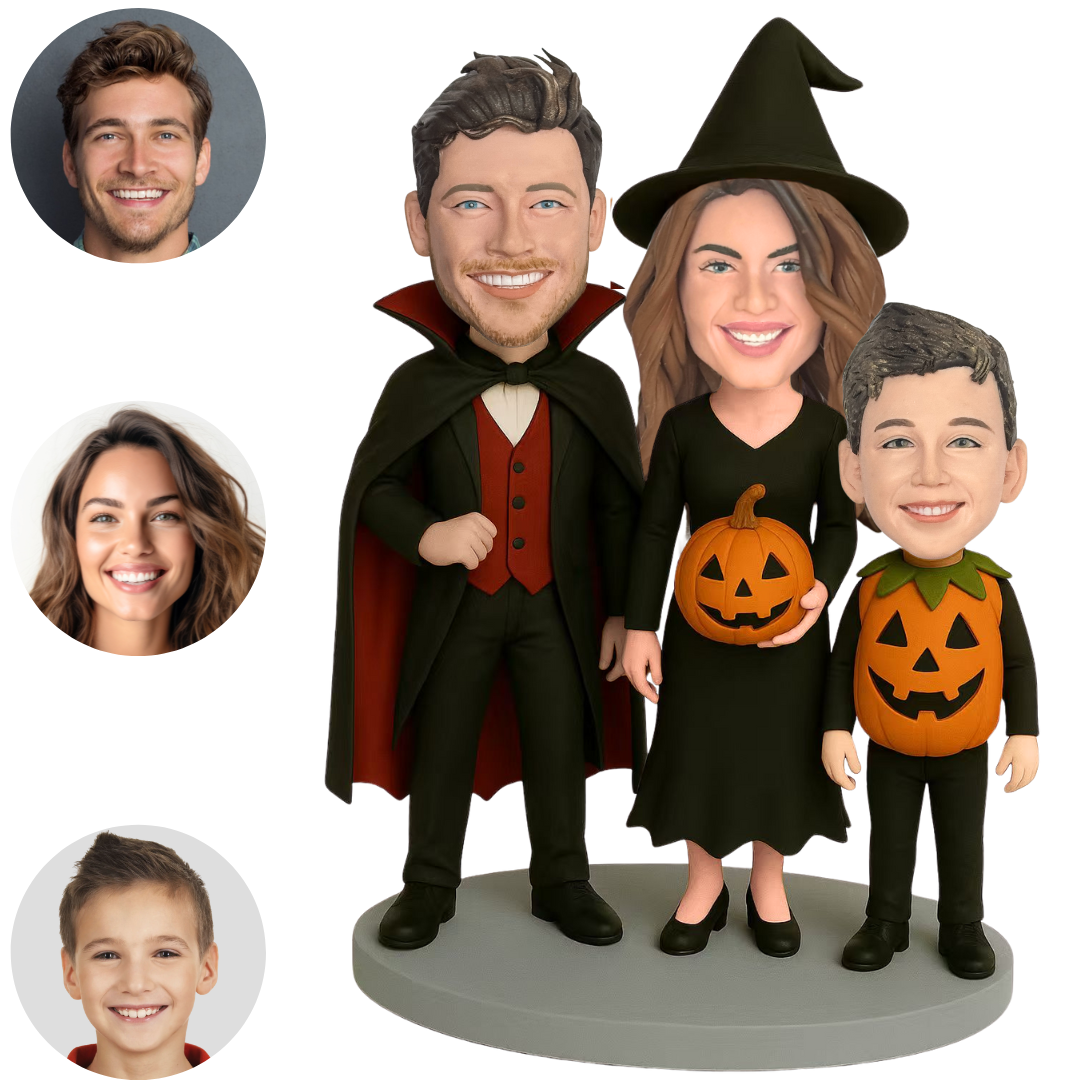 Halloween Family Custom Bobbleheads