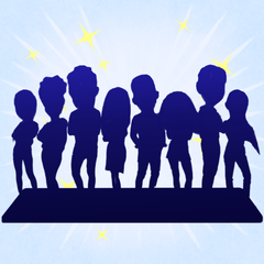 Fully Customizable 8 Person Custom Bobbleheads with Your Logo Text