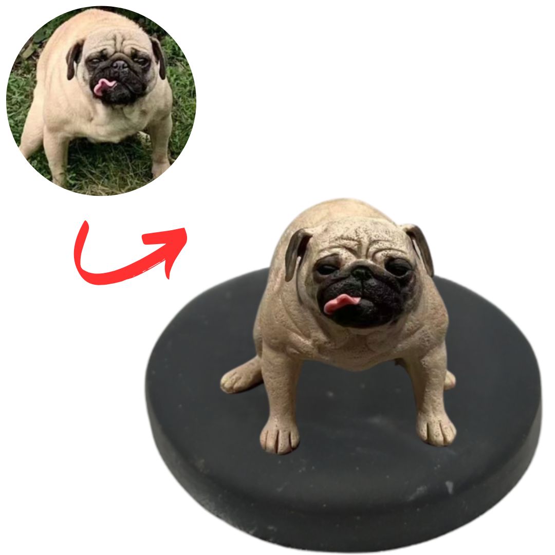 Fully Customizable 1 Pet Custom Bobbleheads