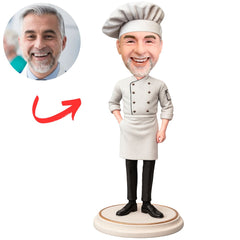Chef with Chef Hat Custom Bobbleheads