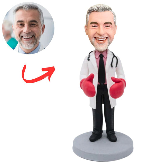 Boxing Doctor Custom Bobbleheads Gifts for Doctor