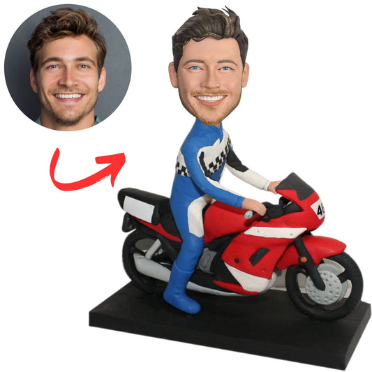 Motorcycle Racer Custom Bobbleheads