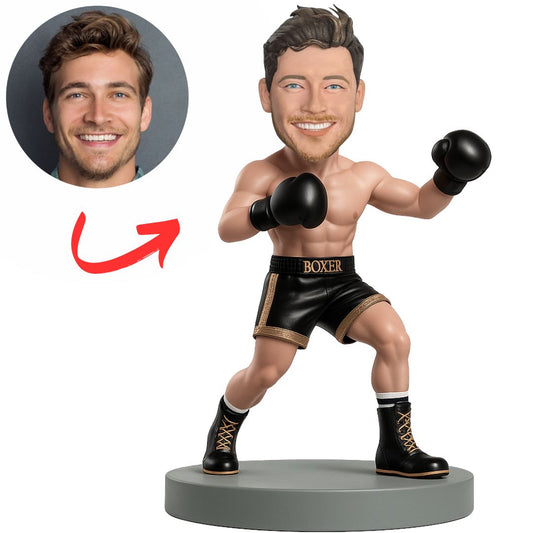Martial Artist Boxing Custom Bobbleheads