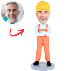 Bulider Worker Custom Engineer Bobbleheads