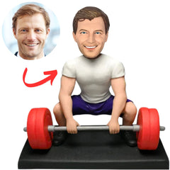 Weightlifter Personalized Bobbleheads