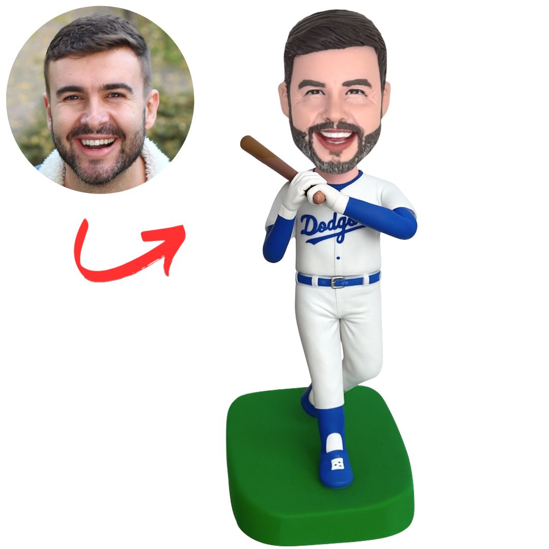 Dodgers Baseball Fans Custom Bobbleheads