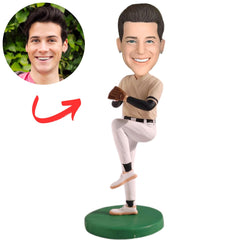 Baseball Pitcher Custom Bobbleheads