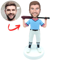 Man Carrying a Baseball Bat Custom Bobbleheads
