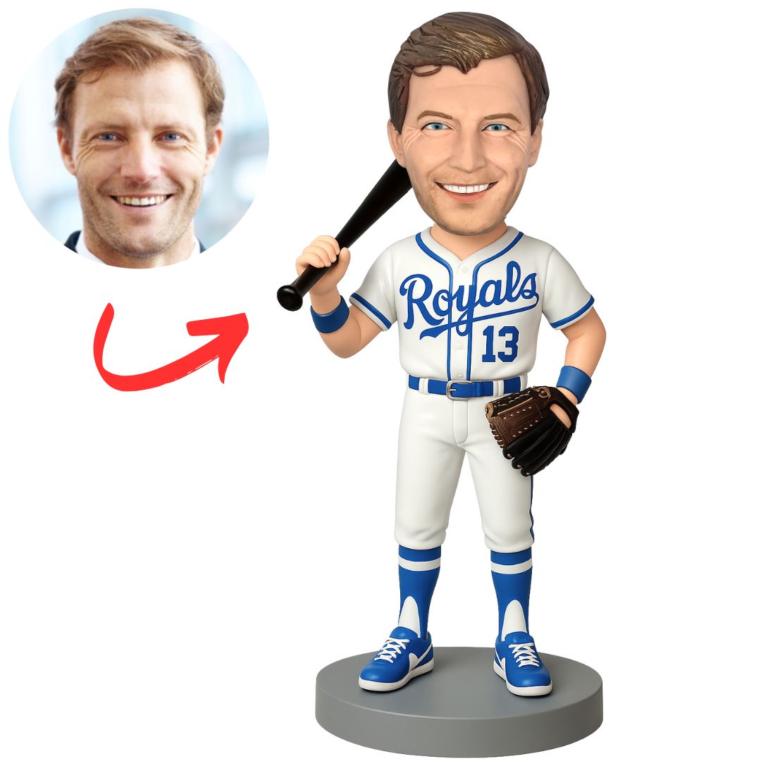 Royals Fans Baseball Player Custom Bobbleheads