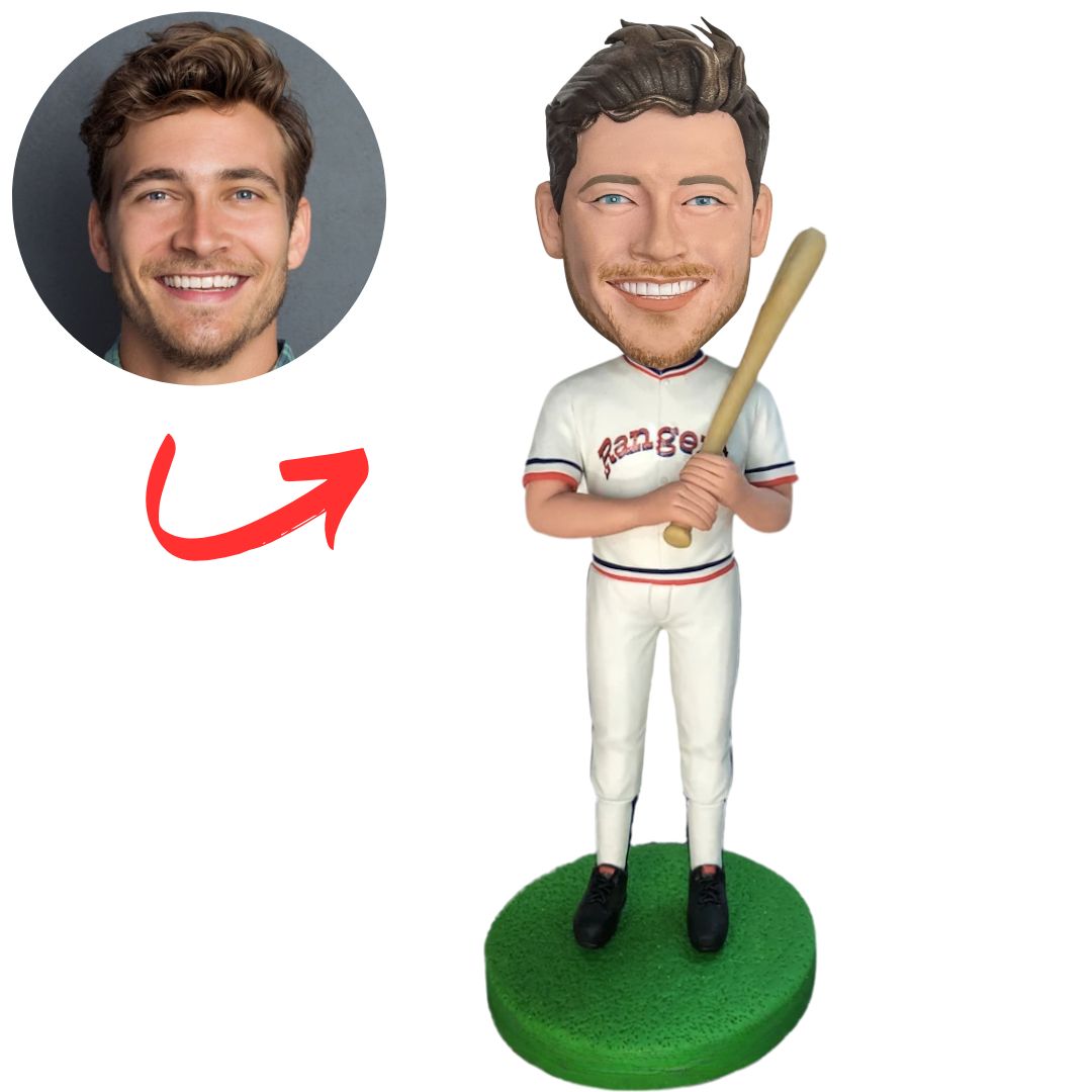 Rangers Fans Baseball Player Custom Bobbleheads