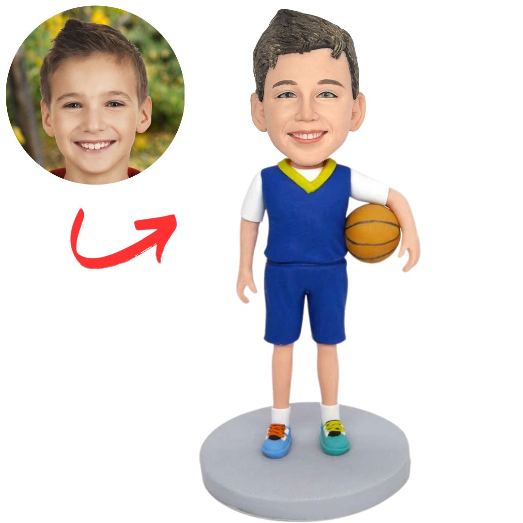 Boy Basketball Player Custom Bobbleheads