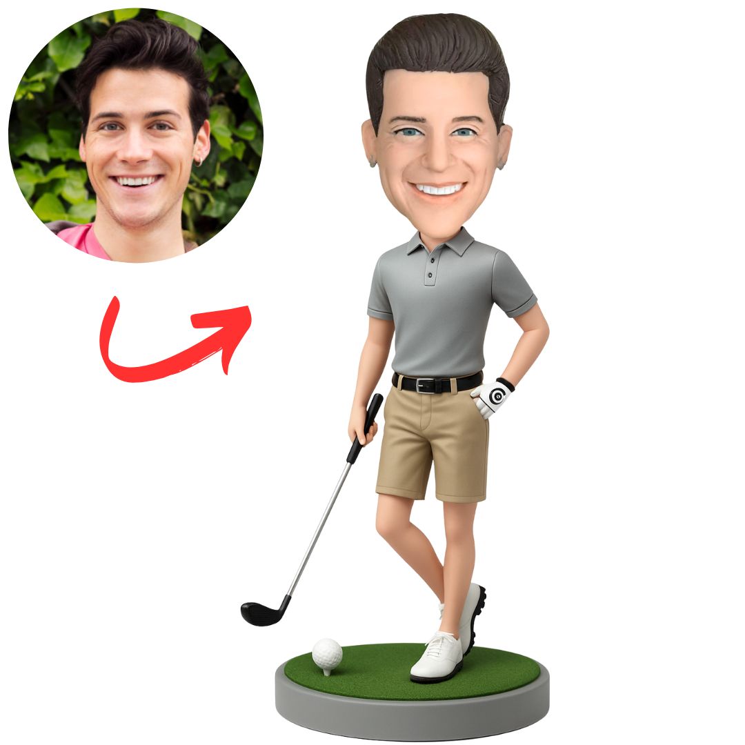 Cool Golf Player Custom Golf Bobbleheads