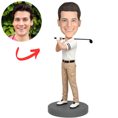 Golf Swing Custom Golfer Bobbleheads
