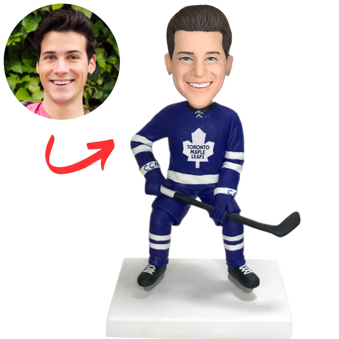 Maple Leafs Hockey Player Custom Bobbleheads