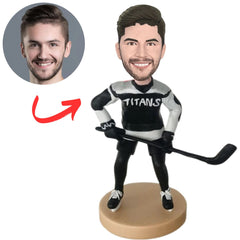 Titans Ice Hockey Player Custom Bobbleheads