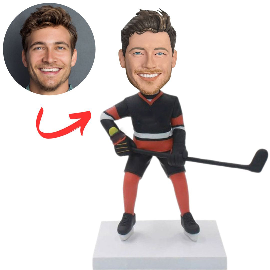 Male Ice Hockey Player Personalized Bobbleheads