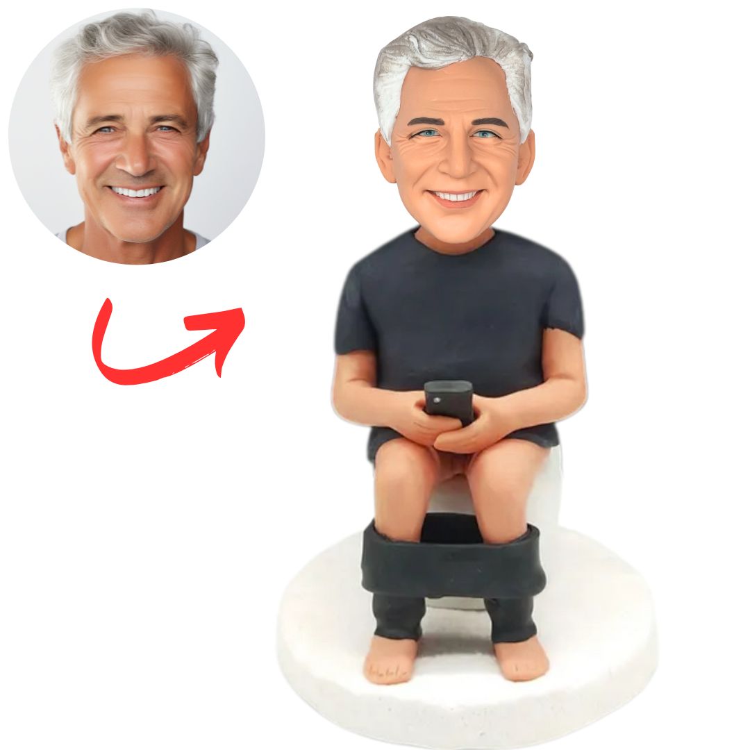 Funny Toilet Male Custom Bobbleheads