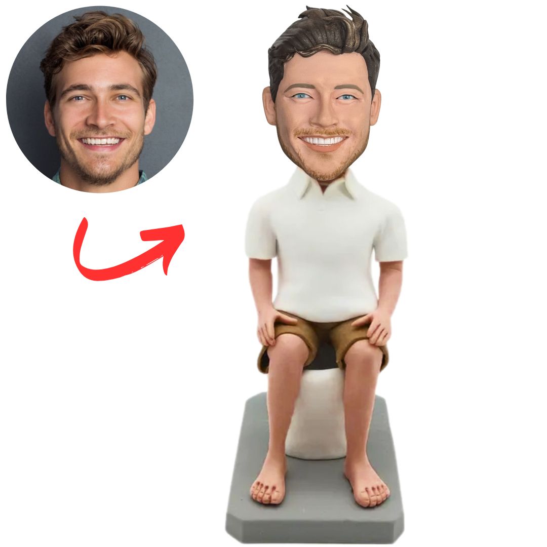Hilarious Toilet Man Custom Bobbleheads