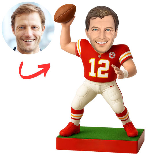 49ers Football Player Custom Football Bobbleheads
