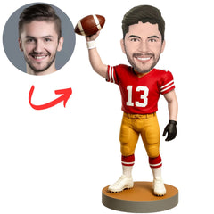 49ers Fans Football Player Custom Football Bobbleheads