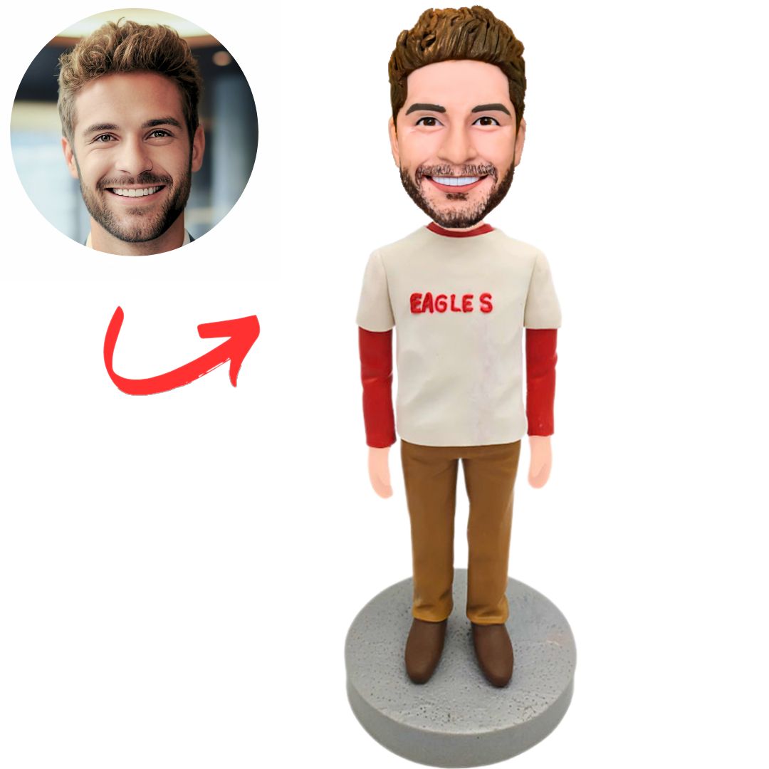 Eagles Shirt Man Custom Bobbleheads