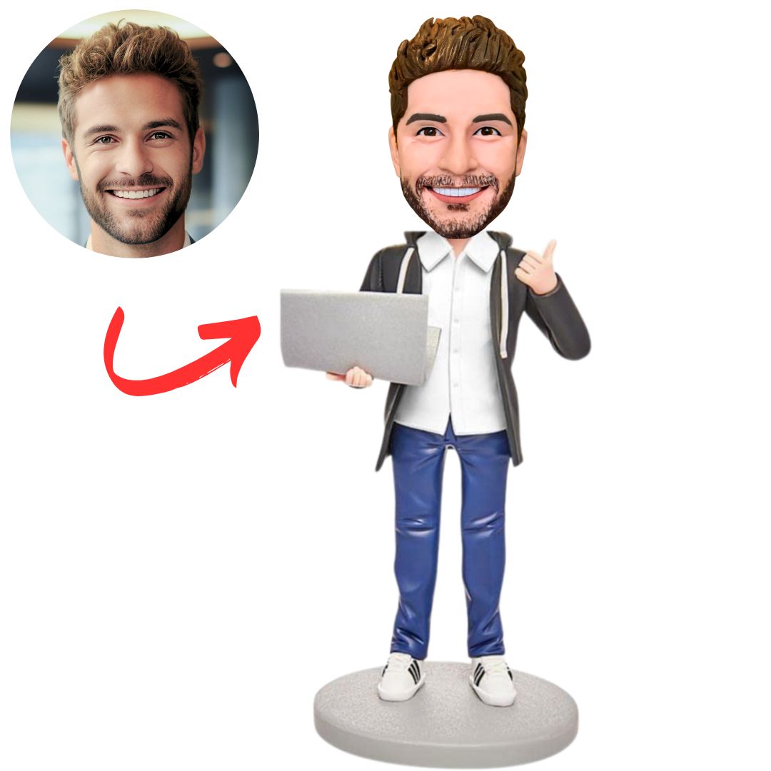 Male Software Engineer Custom Bobbleheads