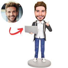 Male Software Engineer Custom Bobbleheads