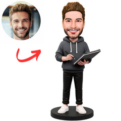 Programmer Taking Notes Custom Bobbleheads