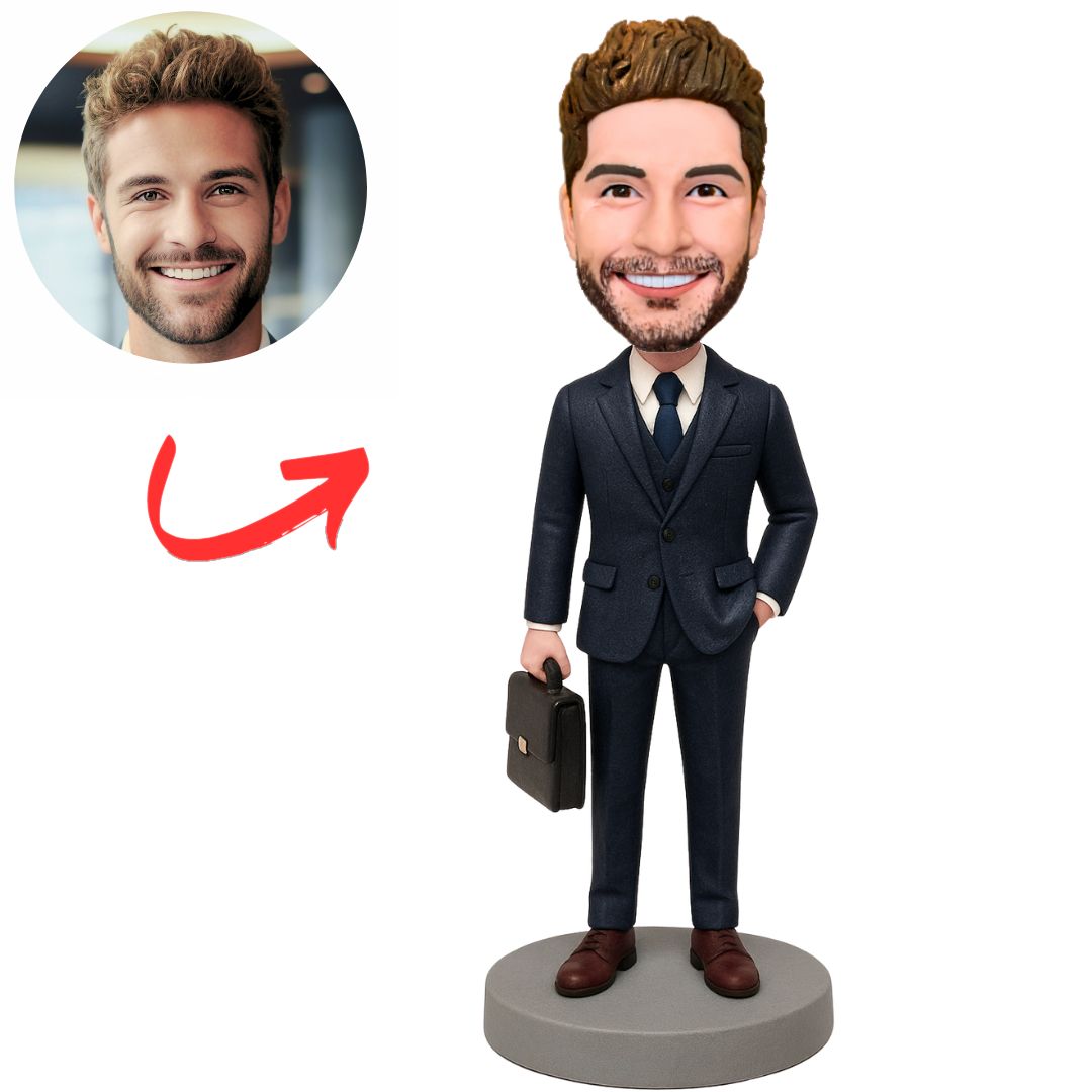 Lawyer with Briefcase Custom Bobbleheads