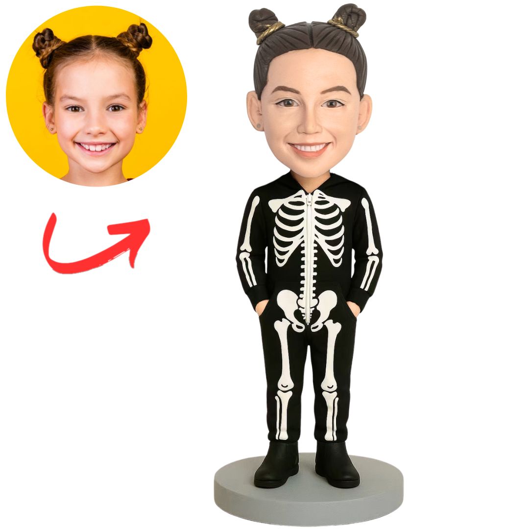 Halloween Girl Csaual Kid Custom Bobbleheads