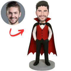 Handsome Vampire Custom Halloween Bobbleheads