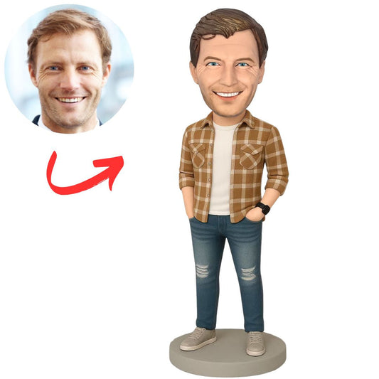 Handsome Men in Jeans Custom Bobbleheads
