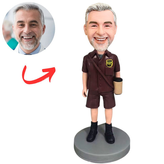UPS Delivery Driver Custom Bobbleheads