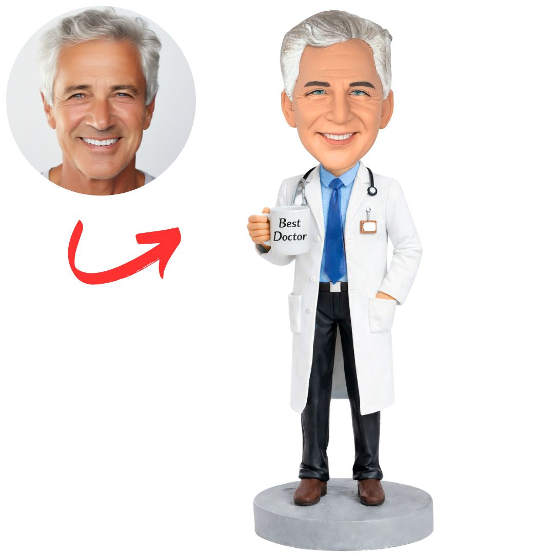 Best Doctor with Mug Custom Bobbleheads