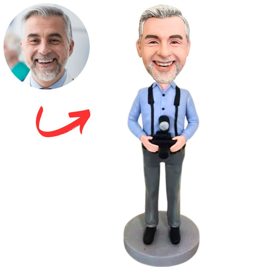 Professional Photographer Custom Bobbleheads