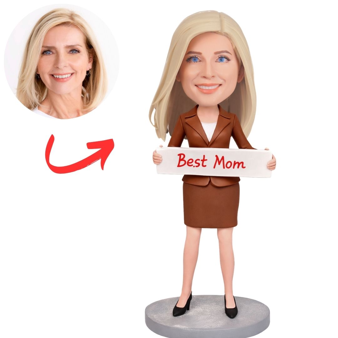 Male Graduate Figurine with Diploma Custom Bobbleheads