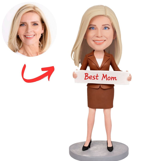 Male Graduate Figurine with Diploma Custom Bobbleheads