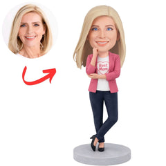 Stylish Best Mom Custom Bobbleheads