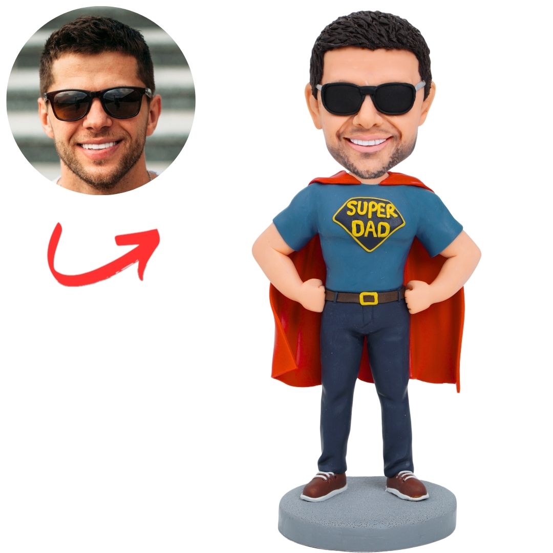 Cool Super Dad Custom Bobbleheads