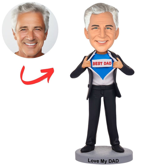 Best Dad Superhero Custom Bobbleheads