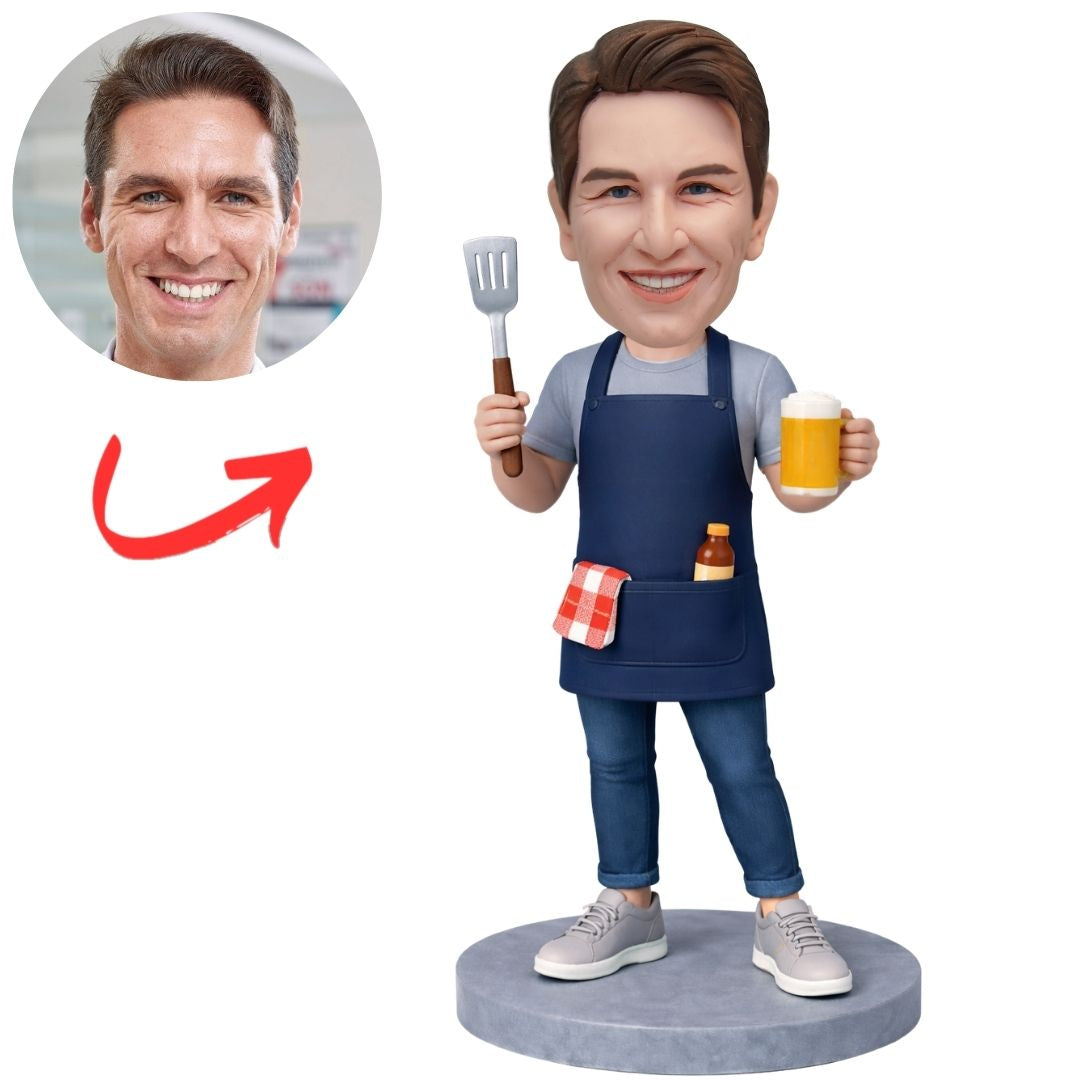 Cooking Man Custom Bobbleheads