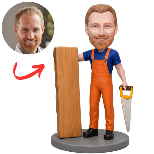 Lumberjack Construction Worker Custom Bobbleheads