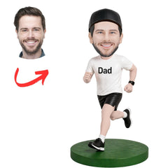 Running Dad Sports Man Custom Bobbleheads
