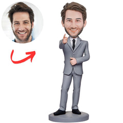 Business Man Believe in Yourself Custom Bobbleheads