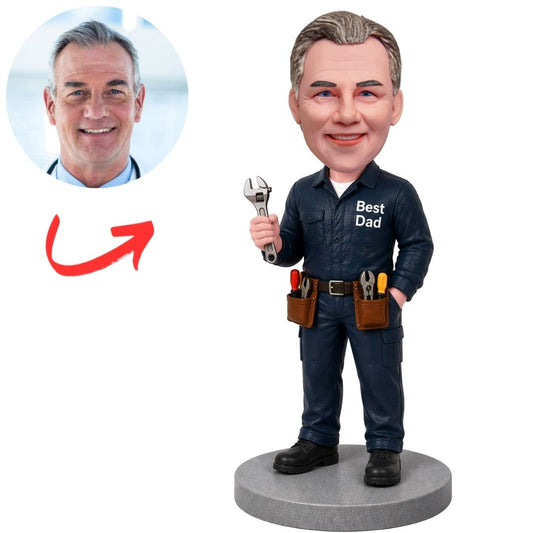 Fix-It Legend Best Dad Handy Hero Custom Bobbleheads